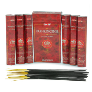 Set 6 pachete bețișoare parfumate HEM® Frankincense (Tămâie), 120 buc