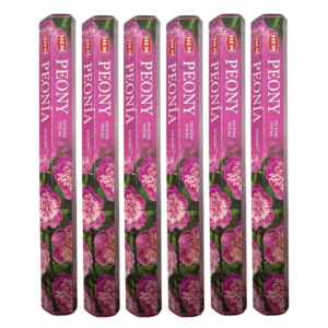 Alternative view of Set 6 pachete bețișoare parfumate HEM® Peony (Bujor), 120 buc