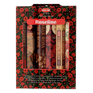 Alternative view of Set 6 pachete de bețișoare parfumate HEM® Roseline – 6 arome de trandafir, 120 buc