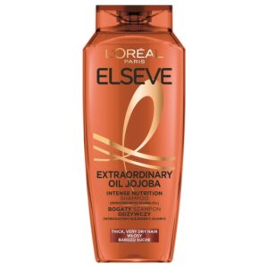 Șampon L’Oréal Paris Elseve Extraordinary Oil Jojoba – nutriție intensă pentru păr gros și foarte uscat, cu Ulei de Jojoba, 400 ml