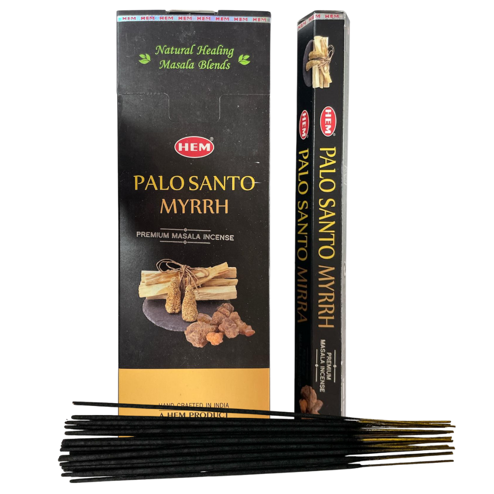 Set 6 pachete de Bețișoare parfumate HEM® Palo Santo & Smirnă, 120 buc - imagine 3