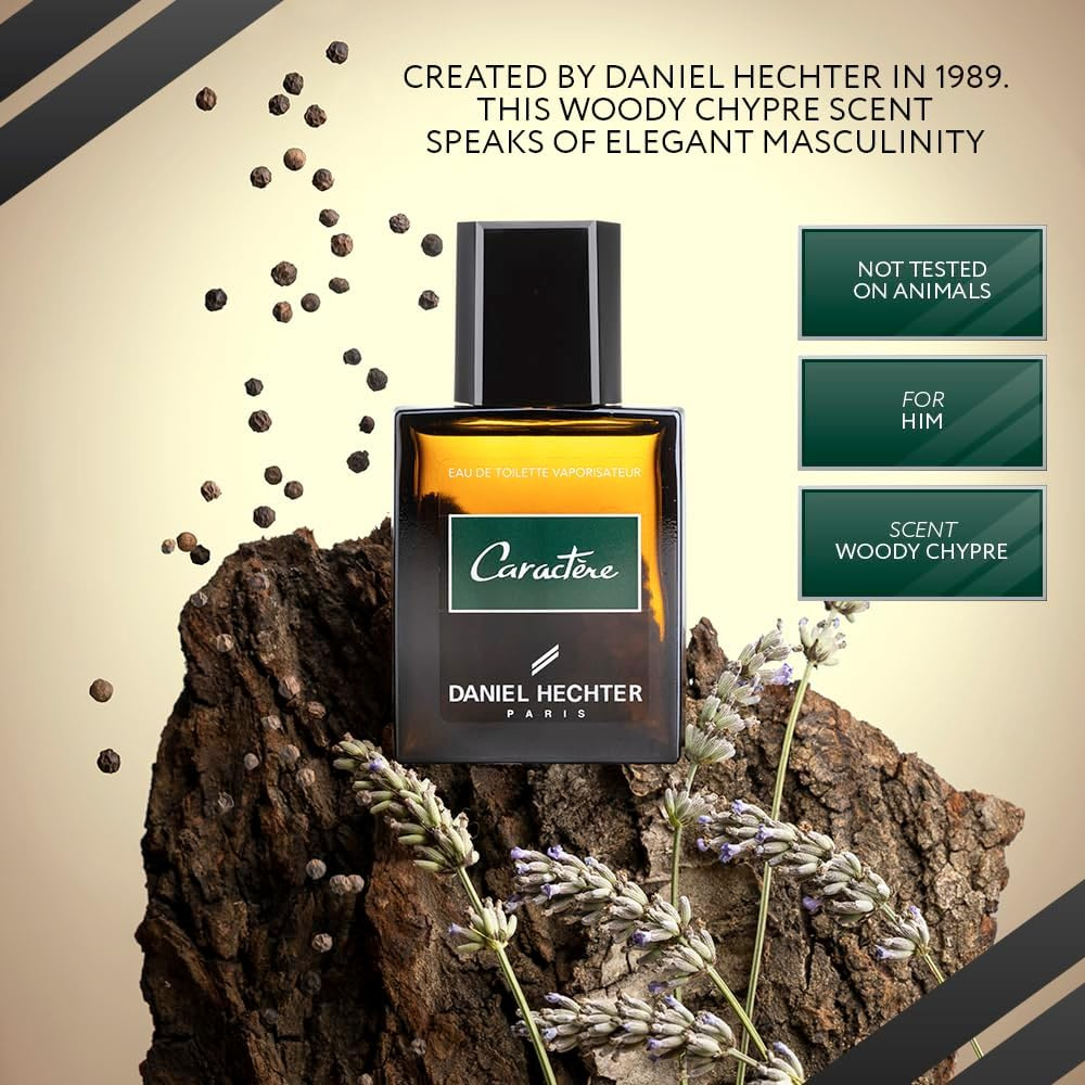 Parfum bărbătesc Daniel Hechter® Caractère, EDT, 50 ml - imagine 3