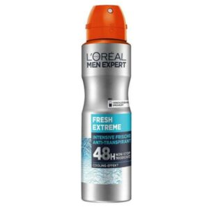 Spray antiperspirant bărbați L’Oréal Paris Men Expert Fresh Extreme – 48H Cooling Effect, 250 ml