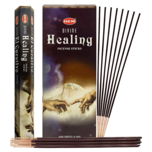 Set 6 pachete bețișoare parfumate HEM® Divine Healing, 120 buc