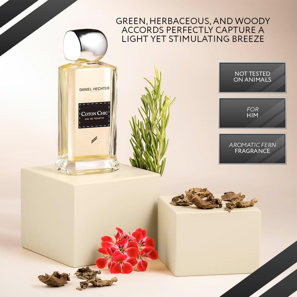 Parfum bărbătesc Daniel Hechter® Cotton Chic, EDT, 100 ml - imagine 3