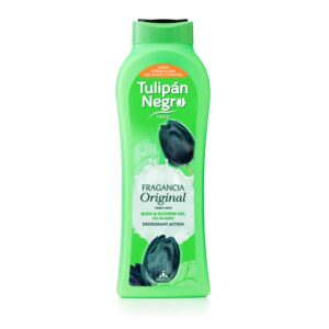 Gel de duș Tulipán Negro Fragancia Original, 650 ml – prospețime clasică și efect deodorant