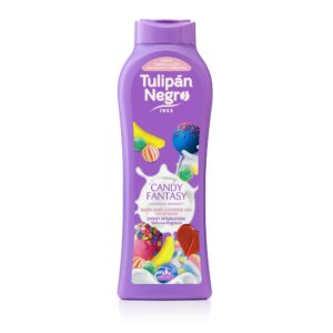 Gel de duș Tulipán Negro Candy Fantasy, 650 ml – hidratare dulce și parfum gurmand