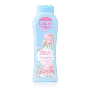 Gel de duș Tulipán Negro® Nube de Algodón, 650 ml – hidratare delicată și parfum dulce