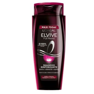 Șampon L’Oréal Paris Elvive Full Resist – fortificare și rezistență pentru păr fragil, cu Biotină + Vitamina B5 + Arginină, 700 ml