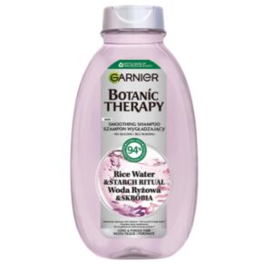 Șampon Garnier Botanic Therapy Rice Water & Starch Ritual – netezire și disciplinare pentru păr lung și poros, fără silicon, 400 ml