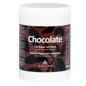 Mască de păr regenerantă intensivă Kallos Cosmetics Chocolate, pentru păr uscat și deteriorat, 1000 ml