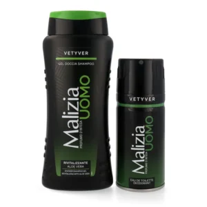 Alternative view of Set cadou Malizia Uomo Vetyver – Gel de duș & șampon 250 ml + Deodorant spray 150 ml (BI-PACK)