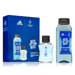 Set Adidas UEFA Champions League® – Best of the Best, Gel de duș 250 ml + Body Fragrance 75 ml