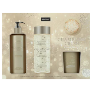 Alternative view of Set cadou relaxare Sence Champagne Crush – Relaxing Kit cu săpun lichid, cristale de baie, bombă de baie și lumânare parfumată