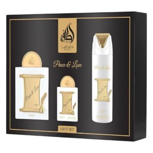 Set cadou parfum LATTAFA PRIDE® Peace & Love, EDP oriental – colecție completă