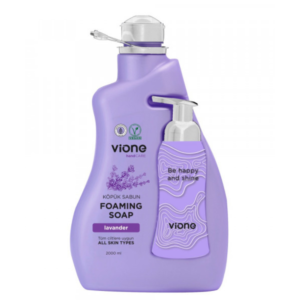 Săpun lichid pentru mâini VIONE Hand Care Lavender, vegan, pentru toate tipurile de piele, 2000 ml