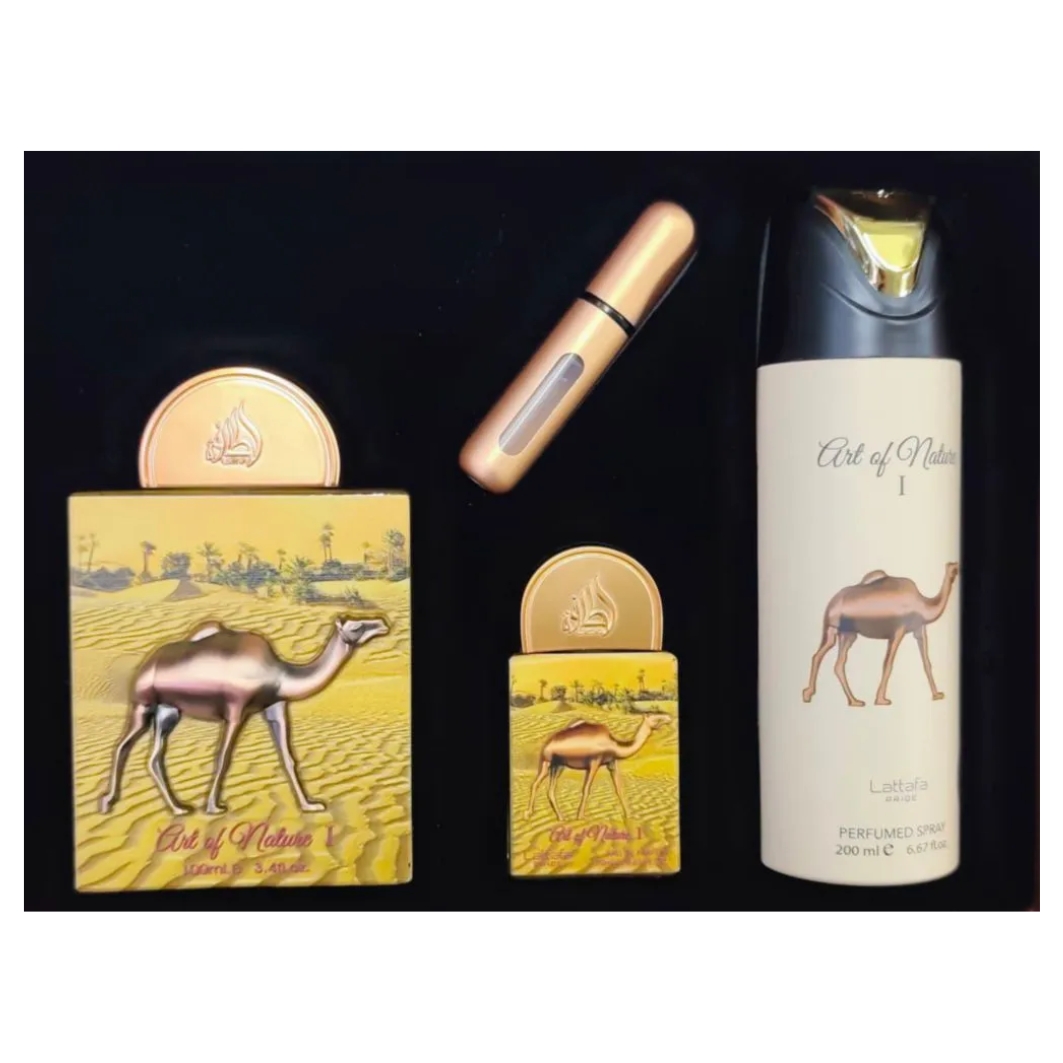 Set cadou Art of Nature I – Lattafa Pride, Eau de Parfum & Spray parfumat, LATTAFA® - imagine 2