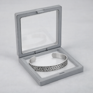 Alternative view of Brațară Premium din oțel inoxidabil, Nodul Celtic Continuu, circumferință reglabilă, unisex