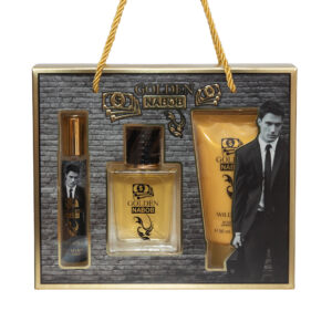 Alternative view of Set cadou bărbați Golden Nabob - Parfum, Body Splash & After Shave, aromă elegantă și puternică, 20 ml + 50 ml + 90 ml, WILD ROSE®