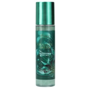 Body Mist parfumat cu sclipici,SENCE® Graceful Green, Shimmering Body Mist, 200 ml