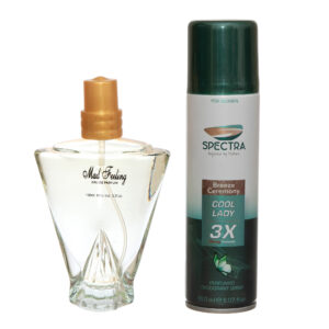 Set cadou femei Mad Feeling - SPECTRA – Apă de Parfum 100 ml & Deodorant Spray 150 ml, roz WILD ROSE®