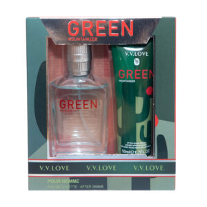 Alternative view of Set cadou Green Mountaineer – Parfum bărbătesc & Balsam after shave, aromă fresh-verde și masculină, 50 ml + 50 ml, V.V. Love®