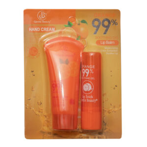 Alternative view of Set cadou Orange 99% – Cremă de mâini & Balsam de buze, hidratare energizantă cu extract de portocală, 20 ml, Gentle Beauty®