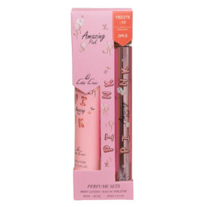 Alternative view of Set cadou Pink Amazing – Parfum spray & Loțiune de corp, aromă feminină dulce și jucăușă, 2 x 35 ml, Léa Luis®