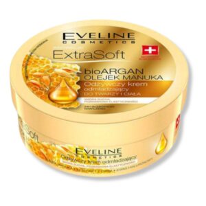 Cremă nutritivă și regenerantă pentru față și corp EVELINE® Extra Soft Bio Argan & Manuka, 175 ml