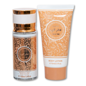 Set cadou femei Rosed Attar – Fragrance Mist 100 ml + Body Lotion 75 ml, V.V.LOVE®