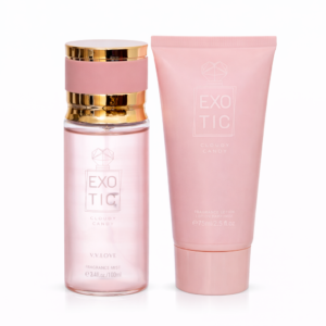 Casetă cadou femei Exotic Cloudy Candy 100 ml + Body Lotion 75 ml, V.V.LOVE®