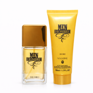 Casetă cadou bărbați Men Hombre De Oro Eau de Toilette + After Shave Balm 50 ml, V.V.LOVE®