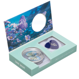 Set cadou „Perla Norocului” – Scoică de apă dulce cu perlă naturală surpriză + Colier cu pandantiv cușcă 