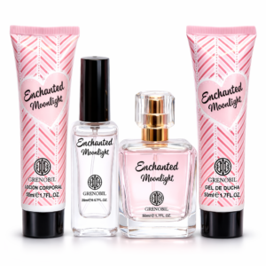 Set cadou femei, Enchanted Moonlight, EDP 50 ml + EDP 20 ml + Gel de duș 50 ml + Loțiune corporală 50 ml, GRENOBIL®