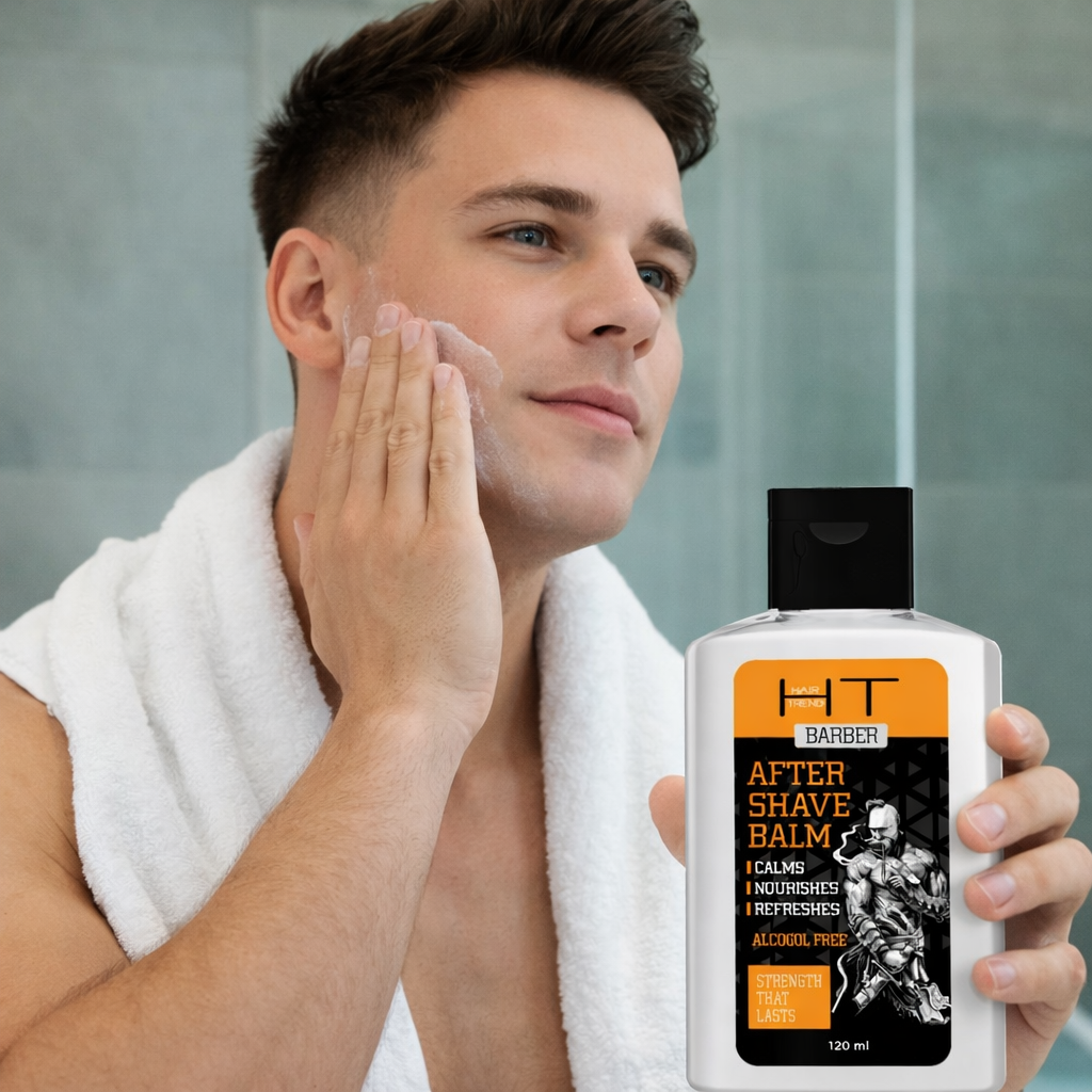 Balsam after shave pentru bărbați HT Barber, calmare, hidratare și protecție după ras, 120 ml - imagine 2