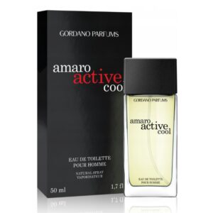 Apă de toaletă pentru bărbați AMARO ACTIVE COOL, 50 ml, GORDANO PARFUMS®