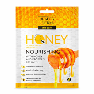 Mască facială Beauty Derm® Honey Nourishing, cu miere și extract de propolis, 25 ml