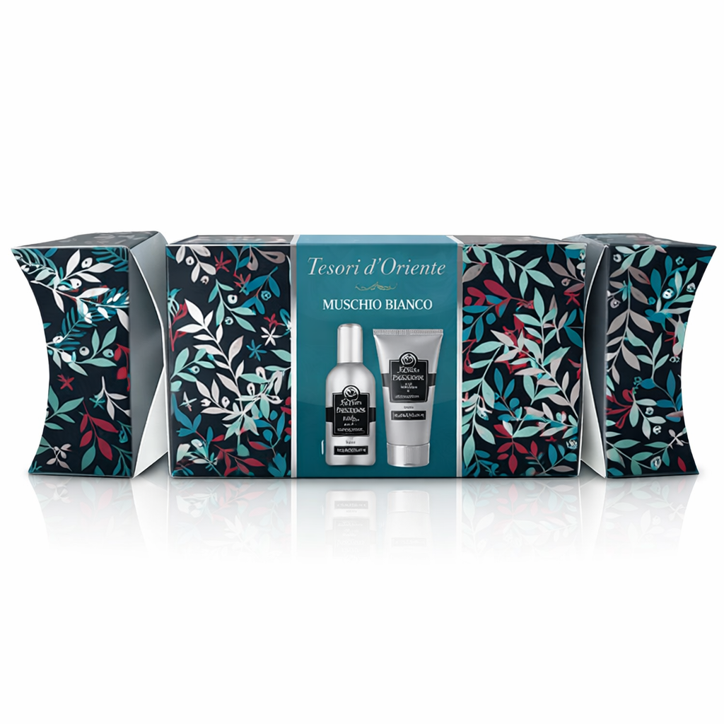 Set cadou pentru femei, parfum & gel de duș aromatic Tesori d’Oriente – Muschio Bianco - imagine 2