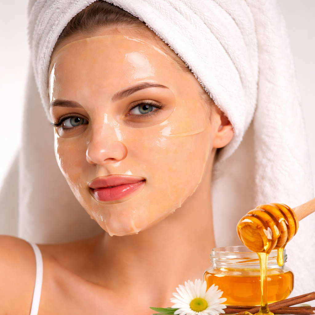 Mască facială Beauty Derm® Honey Nourishing, cu miere și extract de propolis, 25 ml - imagine 2