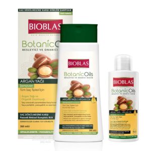 Șampon cu ulei de Argan Bioblas BotanicOils, 360 ml + Șampon cu ulei de argan cadou, 150 ml