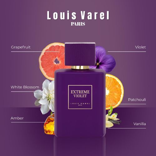 Parfum de damă Extreme Violet, Eau de Parfum, 100 ml, Louis Varel® - imagine 3