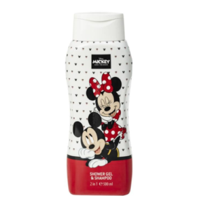 Gel de duș & șampon 2 în 1 pentru copii, Minnie & Mickey Mouse, 500 ml, licență oficială Disney®