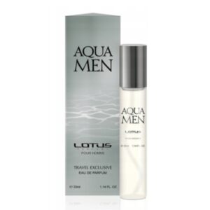Apă de parfum LOTUS Aqua Men Travel Exclusive pentru bărbați, EDP, 33 ml