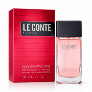 Apă de toaletă pentru bărbați LE CONTE FLAME, 50 ml, GORDANO PARFUMS®