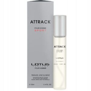 Apă de parfum LOTUS Attrack Sport Travel pentru bărbați, EDP, 33 ml