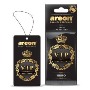 Odorizant auto Areon® VIP Exclusive Hero – parfum premium, tip card, aromă intensă și masculină