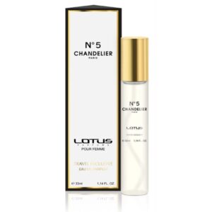 Apă de parfum LOTUS Chandelier N°5 Paris Travel pentru femei, EDP, 33 ml