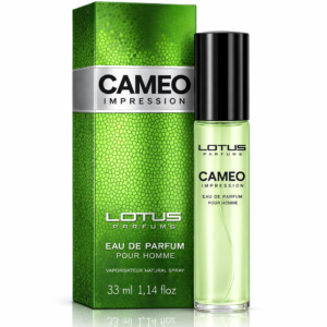 Apă de parfum LOTUS Cameo Travel Impression pentru bărbați, EDP, 33 ml