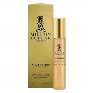 Apă de parfum LOTUS 1 Million Dollar Travel pentru bărbați, EDP, 33 ml