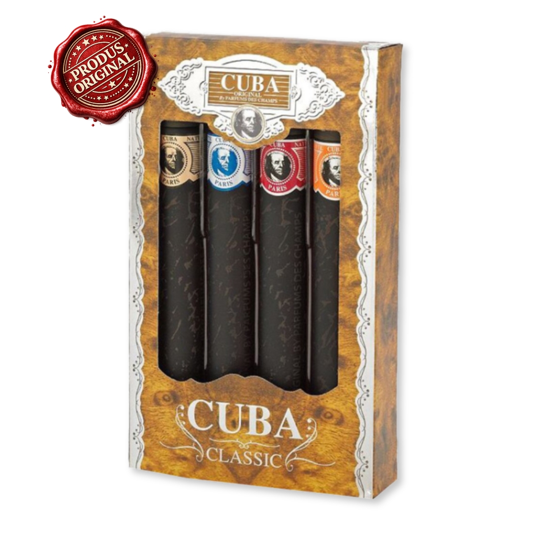 Set parfumuri bărbătești Cuba Paris Miniatures, EDT, 4 x 35 ml, Cuba Paris® - imagine 4